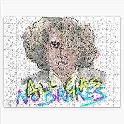 Channel 5 Puzzles - Andrew Callaghan Channel5 News Merch Design, Andrew Callaghan Channel5 T shirt Design, All Gas, All Gas No Breaks Jigsaw Puzzle RB2405
