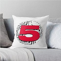 Channel 5 Pillows - Channel 5 Logo Illusion Throw Pillow RB2405