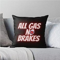 Channel 5 Pillows - All Gas No Brakes Channel 5 Throw Pillow RB2405