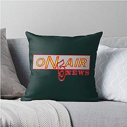 Channel 5 Pillows - Channel 5 News on air  Throw Pillow RB2405