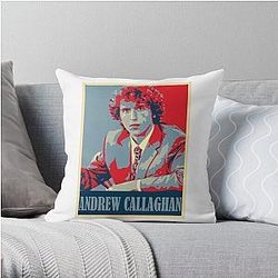 Channel 5 Pillows - Andrew Callaghan Throw Pillow RB2405
