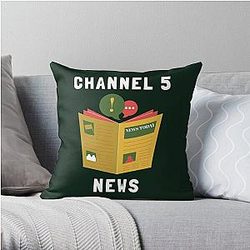Channel 5 Pillows - CHANNEL 5 NEWS  Andrew Callaghan  All Gas No Breaks Essential Throw Pillow RB2405