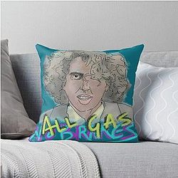 Channel 5 Pillows - Andrew Callaghan Channel5 News Merch Design, Andrew Callaghan Channel5 T shirt Design, All Gas, All          Throw Pillow RB2405