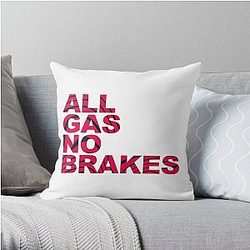 Channel 5 Pillows - All Gas No Brakes Logo Pewdiepie Pattern Throw Pillow RB2405