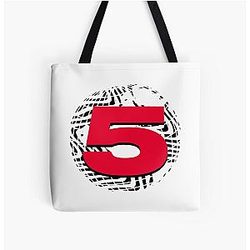 Channel 5 Bags - Channel 5 Logo Illusion All Over Print Tote Bag RB2405