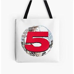 Channel 5 Bags - Channel 5 Logo Andrew All Over Print Tote Bag RB2405