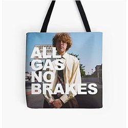 Channel 5 Bags - All Gas No Brakes Logo Andrew Block All Over Print Tote Bag RB2405