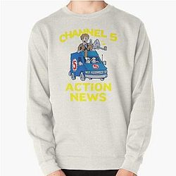 Channel 5 Sweatshirts - Channel 5 News Pullover Sweatshirt RB2405