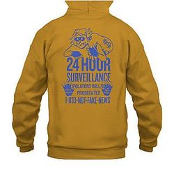 Channel 5 Hoodies - Channel 5 24 Hour Surveillance Pullover Hoodie