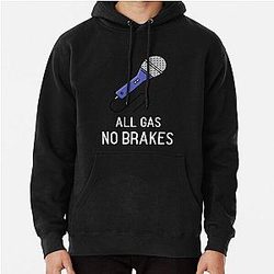 Channel 5 Hoodies - All Gas No Brakes - Andrew Callaghan YouTube Inspired Pullover Hoodie RB2405