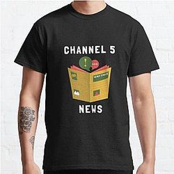 Channel 5 T-Shirts - CHANNEL 5 NEWS | Andrew Callaghan | All Gas No Breaks Classic T-Shirt RB2405