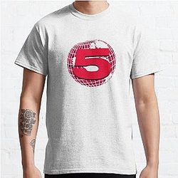 Channel 5 T-Shirts - Channel 5 Logo Pewdiepie Pattern Classic T-Shirt RB2405