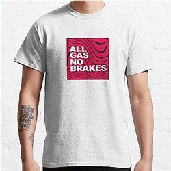 Channel 5 T-Shirts - All Gas No Brakes Logo Pewdiepie Pattern Block Classic T-Shirt RB2405