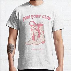 Chappell Roan T-Shirt- Pink Pony Club-  Classic T-Shirt