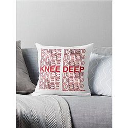 Casual by Chappell Roan "Knee Deep" Thank You Bag  Throw Pillow