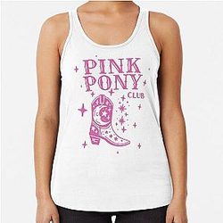 Pink Pony Club Chappell Roan  Racerback Tank Top