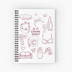 Casual T-Shirt Chappell Roan Spiral Notebook