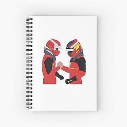 Charles Leclerc & Carlos Sainz Spiral Notebook