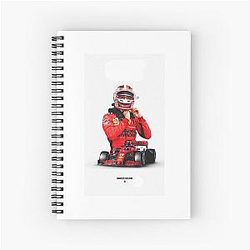Trending Item Charles Leclerc 16 4 Spiral Notebook