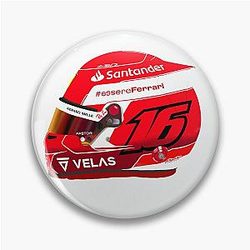 Charles Leclerc Helmet 2022 Pin