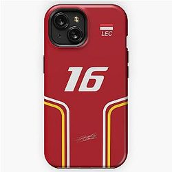 Charles Leclerc Ferrari Formula 1 2024 Race Suit  iPhone Tough Case