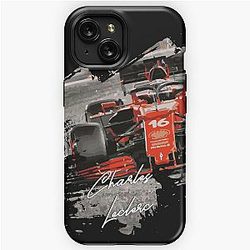 Charles Leclerc - Vintage-Digi-art iPhone Tough Case