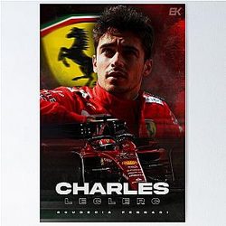 Charles Leclerc F1 2022 Poster