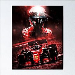 CHARLES LECLERC F1 2021 POSTER Poster