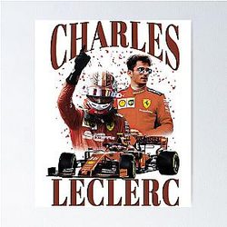 Charles Leclerc Victory Poster