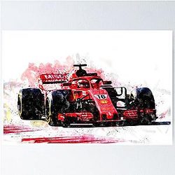 Charles Leclerc Ferrari Poster