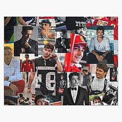 Charles Leclerc Monacan motorsports racing driver Collage Jigsaw Puzzle