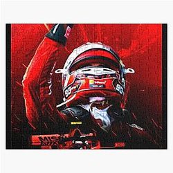 charles leclerc win Jigsaw Puzzle
