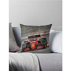 Charles Leclerc Sparks - F1 16 Throw Pillow