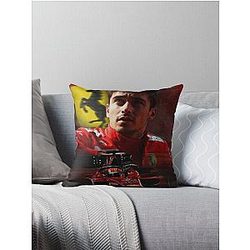 Charles Leclerc F1 2022 Throw Pillow