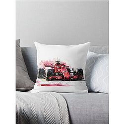 Charles Leclerc Ferrari Throw Pillow