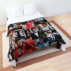 Charles Leclerc Monacan motorsports racing driver Collage Comforter