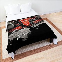 Charles Leclerc - Vintage-Digi-Art  Comforter
