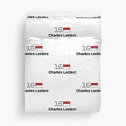 Charles Leclerc F1   Duvet Cover