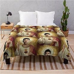 Charles Leclerc jesus Throw Blanket