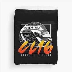 Team Charles Leclerc  Duvet Cover