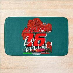 charles leclerc 7 Bath Mat