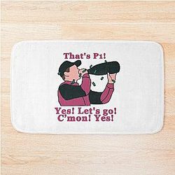 Charles Leclerc yes lets go Bath Mat