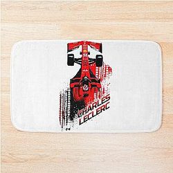 Charles Leclerc 16 Feerrari F1 Bath Mat