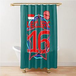 charles leclerc 4 Shower Curtain