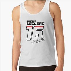 F1 Charles Leclerc 16 Tank Top