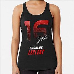 Charles Leclerc   Racerback Tank Top