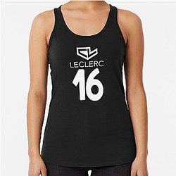 Charles Leclerc 16 Racerback Tank Top