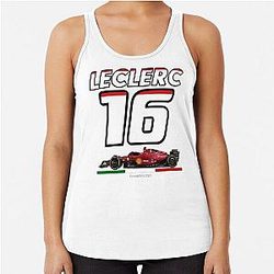 Charles Leclerc f1 Scuderia Ferrari Charles leclerc shirt Charles leclerc iPhone case Charles lecler  Racerback Tank Top