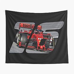 Charles Leclerc Car 16 Tapestry