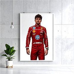 Charles Leclerc - Formula 1 Racing Star Charles Leclerc Posters